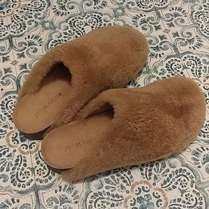 New Jenny Kanye Shearling Clog